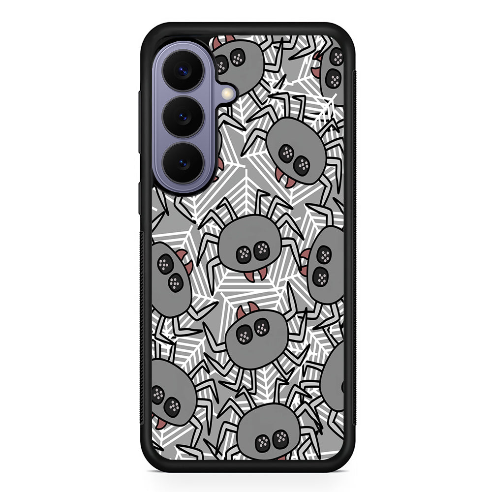 Spidersweb Cartoon Samsung Galaxy S26 Case | Durable Rubber Case for Samsung Galaxy S26