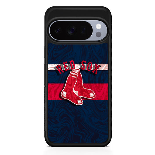 MLB Boston Red Sox Logo Google Pixel 10 Pro Case | Slim Google Pixel 10 Pro Rubber Case