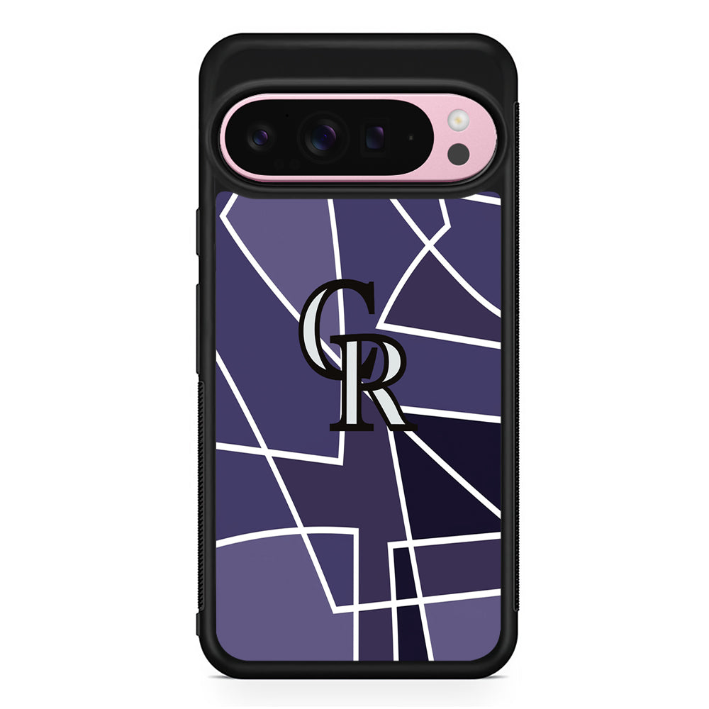 MLB Colorado Rockies Logo Google Pixel 9 Pro XL Case | Protective Cover