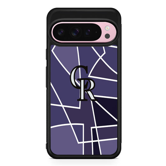 MLB Colorado Rockies Logo Google Pixel 9 Pro XL Case | Protective Cover