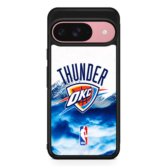 NBA Oklahoma City Thunder Team Google Pixel 9 Case | Google Pixel 9 Protective Rubber Case