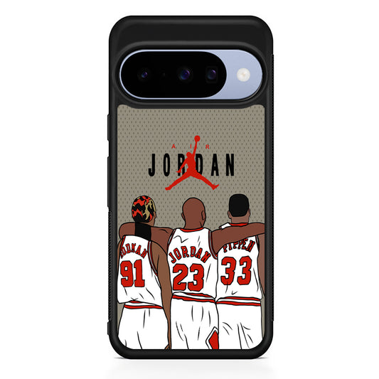 Air Jordan Story of Comrade Google Pixel 10 Case | Google Pixel 10 Rubber Protective Case