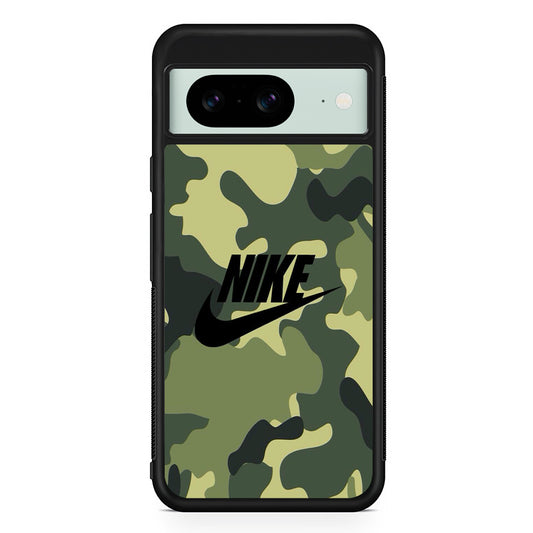 Nike Camo Fighter Google Pixel 8 Case | Slim Rubber Case for Google Pixel 8