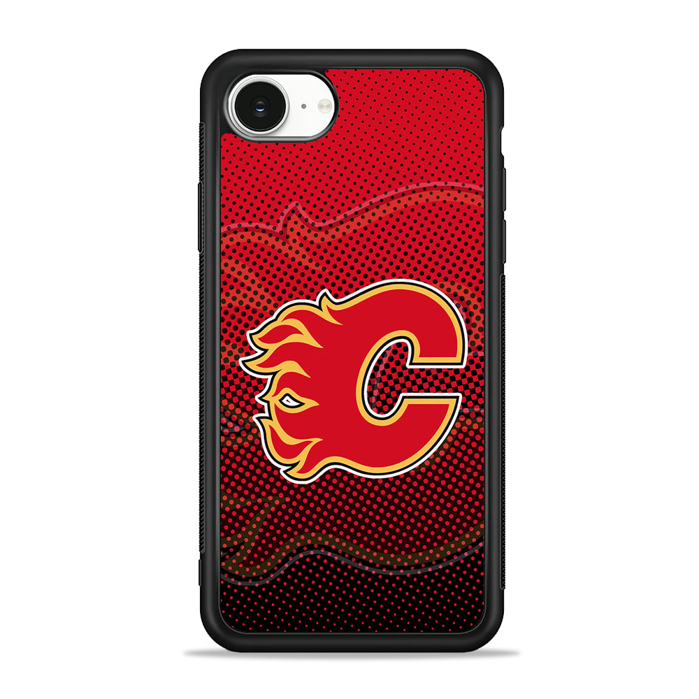 NHL Calgary Flames Dot iPhone 16e Case | Protective Phone Cover