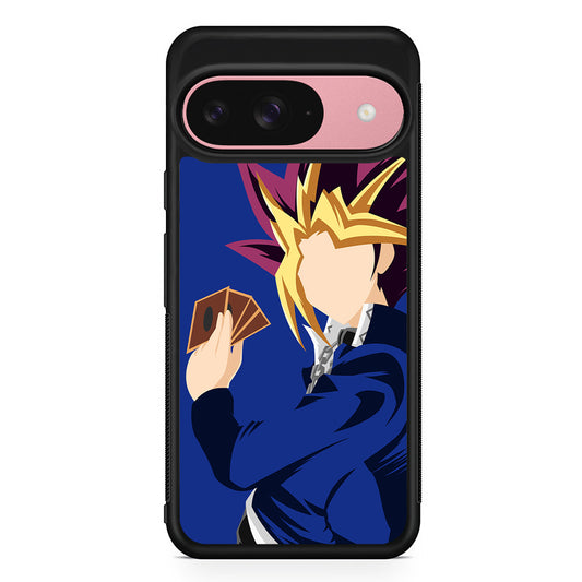 Yu-Gi-Oh Yugi Mutou Silhouette Google Pixel 9 Case | Google Pixel 9 Protective Rubber Case