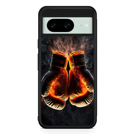 Boxing Gloves In Fire Google Pixel 8 Case | Durable Protective Cover for Google Pixel 8
