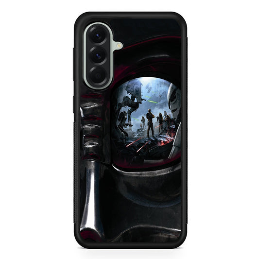 Star Wars Darth Vader Eye Samsung Galaxy A56 Case | Samsung Galaxy A56 Protective Rubber Case