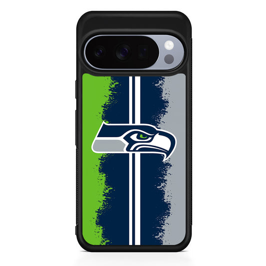 NFL Seattle Seahawks Team Google Pixel 10 Pro Case | Slim Google Pixel 10 Pro Rubber Case