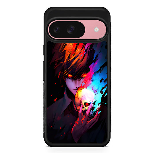 Light Yagami From Death Note Google Pixel 9 Case | Google Pixel 9 Protective Rubber Case