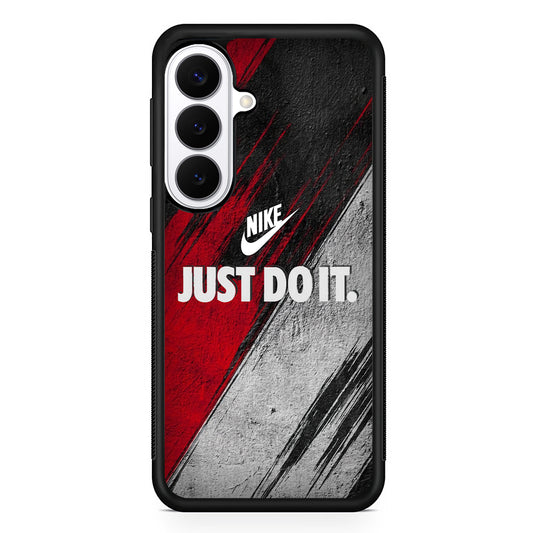 Nike Texture Abstract Red White Samsung Galaxy S26 Plus Case | Stylish Protective Cover for Samsung Galaxy S26 Plus