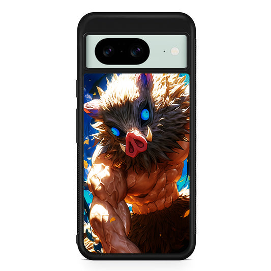 Demon Slayer Inosuke Wild Boar Mask Google Pixel 8 Case | Durable Protective Cover for Google Pixel 8