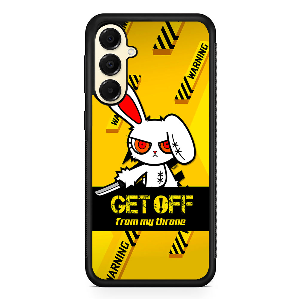 Angry Bunny Throne Samsung Galaxy A16 Case | Slim Rubber Samsung Galaxy A16 Case