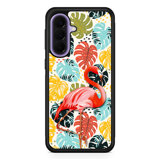 Flamingo Stand in Beauty Samsung Galaxy A57 Case | Slim Samsung Galaxy A57 Rubber Case