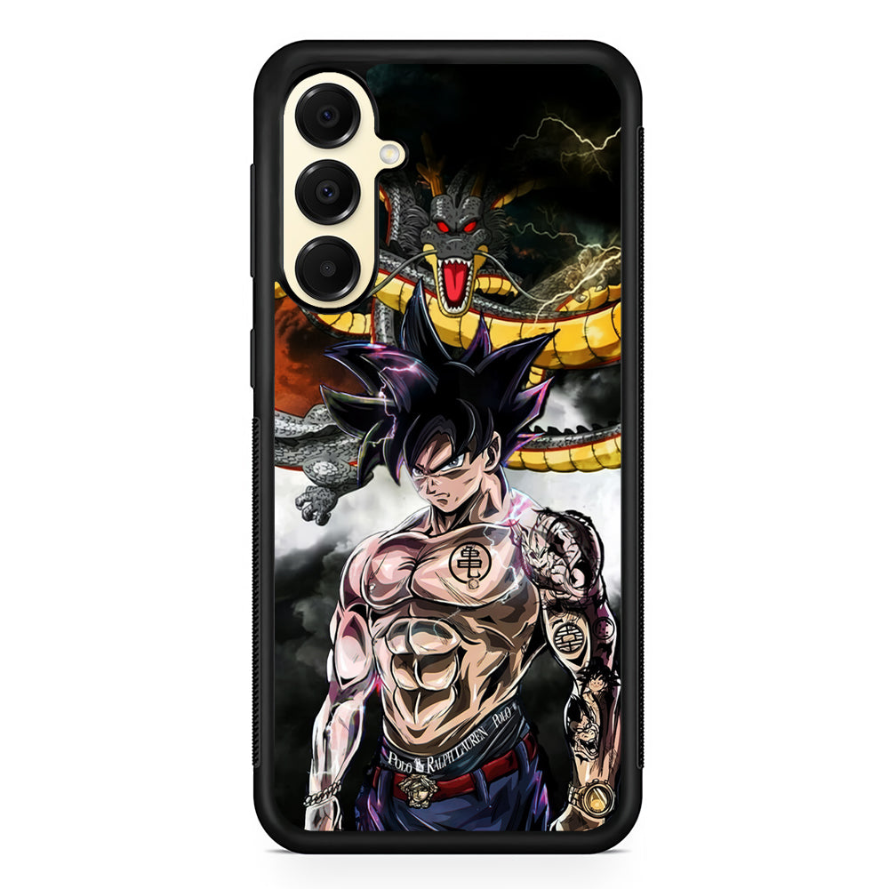 Goku X Shenron Dragon Ball Z Samsung Galaxy A16 Case | Slim Rubber Samsung Galaxy A16 Case