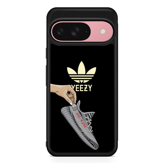 Adidas Yeezy Grey Shoes Google Pixel 9 Case | Google Pixel 9 Protective Rubber Case