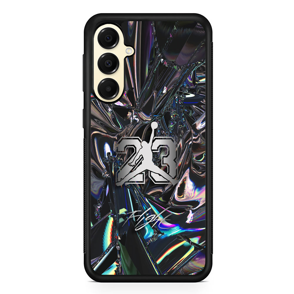Air Jordan Abstract Mirror Backdrop Samsung Galaxy A16 Case | Slim Rubber Case for Samsung Galaxy A16
