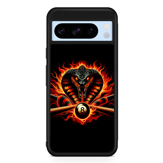 Cobra Head Ball Number 8 Google Pixel 8 Pro Case | Slim Rubber Case for Google Pixel 8 Pro