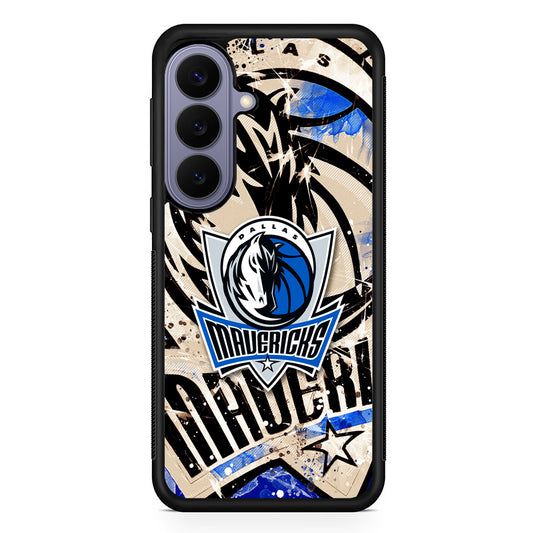 NBA Dallas Mavericks Logo Samsung Galaxy S26 Case | Durable Rubber Case for Samsung Galaxy S26