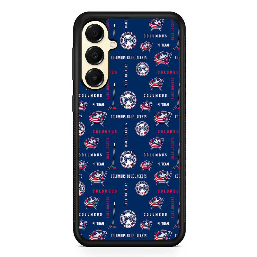 NHL Columbus Blue Jackets Design Samsung Galaxy A16 Case | Slim Rubber Samsung Galaxy A16 Case