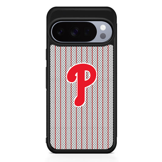 MLB Philadelphia Phillies Team Google Pixel 10 Pro Case | Slim Google Pixel 10 Pro Rubber Case