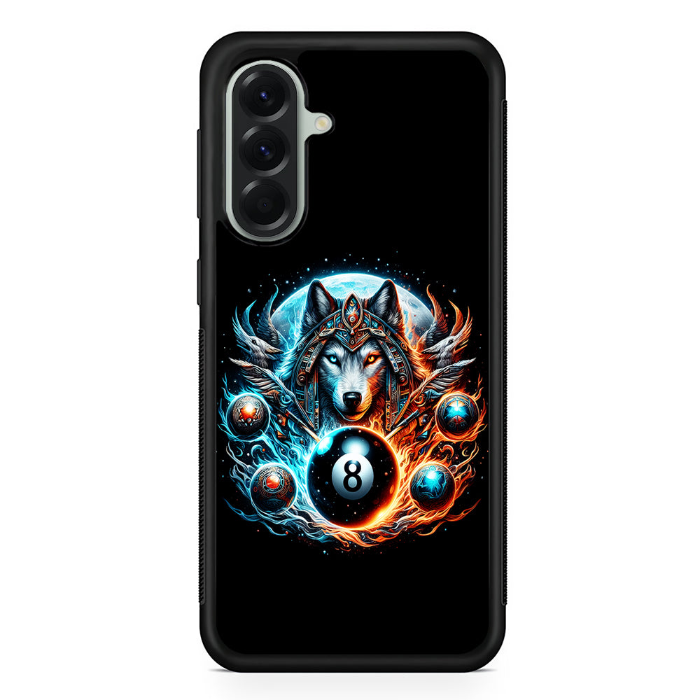 The Wolf Ball Number 8 Samsung Galaxy A56 Case | Samsung Galaxy A56 Protective Rubber Case