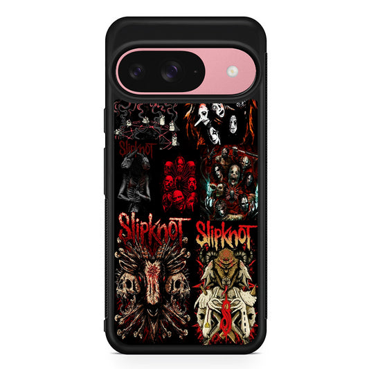 Slipknot Heavy Metal Band Google Pixel 9 Case | Google Pixel 9 Protective Rubber Case
