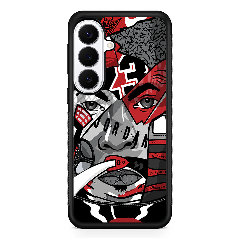 Air Jordan Warrior's Eyes Samsung Galaxy S26 Plus Case | Lightweight Protective Cover for Galaxy S26 Plus