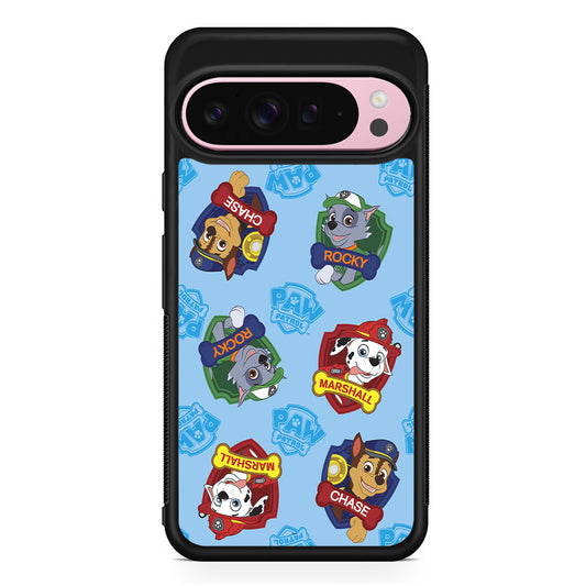 Paw Patrol Blue Background Google Pixel 9 Pro XL Case | Protective Cover
