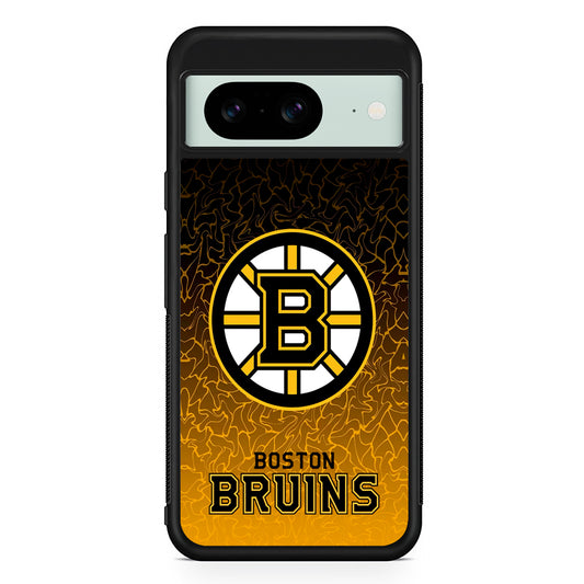 NHL Boston Bruins Team Google Pixel 8 Case | Durable Protective Cover for Google Pixel 8