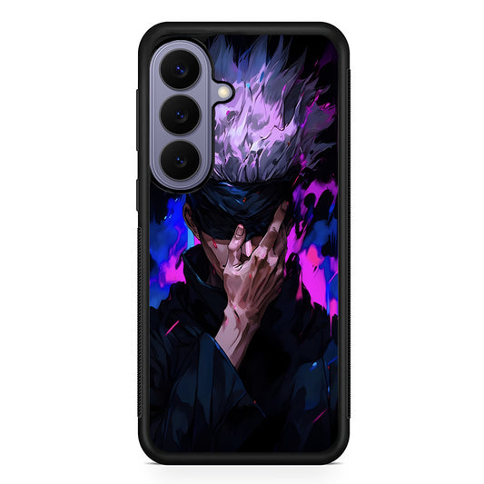 Jujutsu Kaisen Satoru Gojo Art Samsung Galaxy S26 Case | Durable Rubber Case for Samsung Galaxy S26