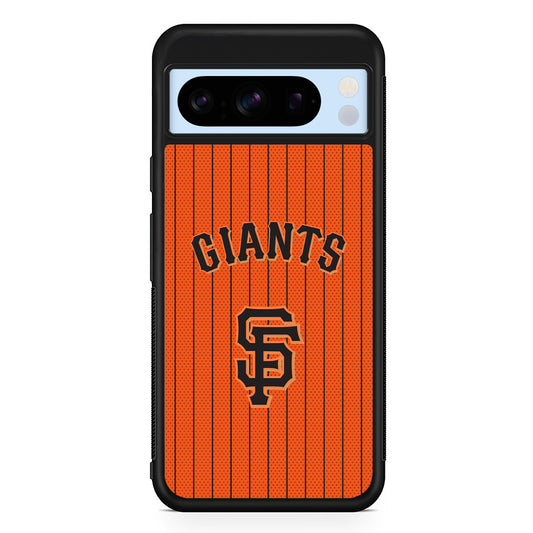 MLB San Francisco Giants Logo Google Pixel 8 Pro Case | Slim Rubber Case for Google Pixel 8 Pro