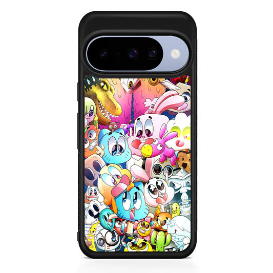 The Amazing World Of Gumball Google Pixel 10 Case | Google Pixel 10 Rubber Protective Case