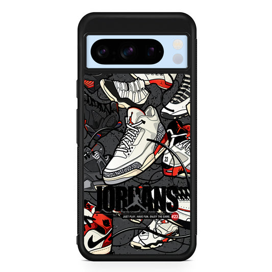 Air Jordan Play and Enjoy The Game Google Pixel 8 Pro Case | Slim Protective Cover
