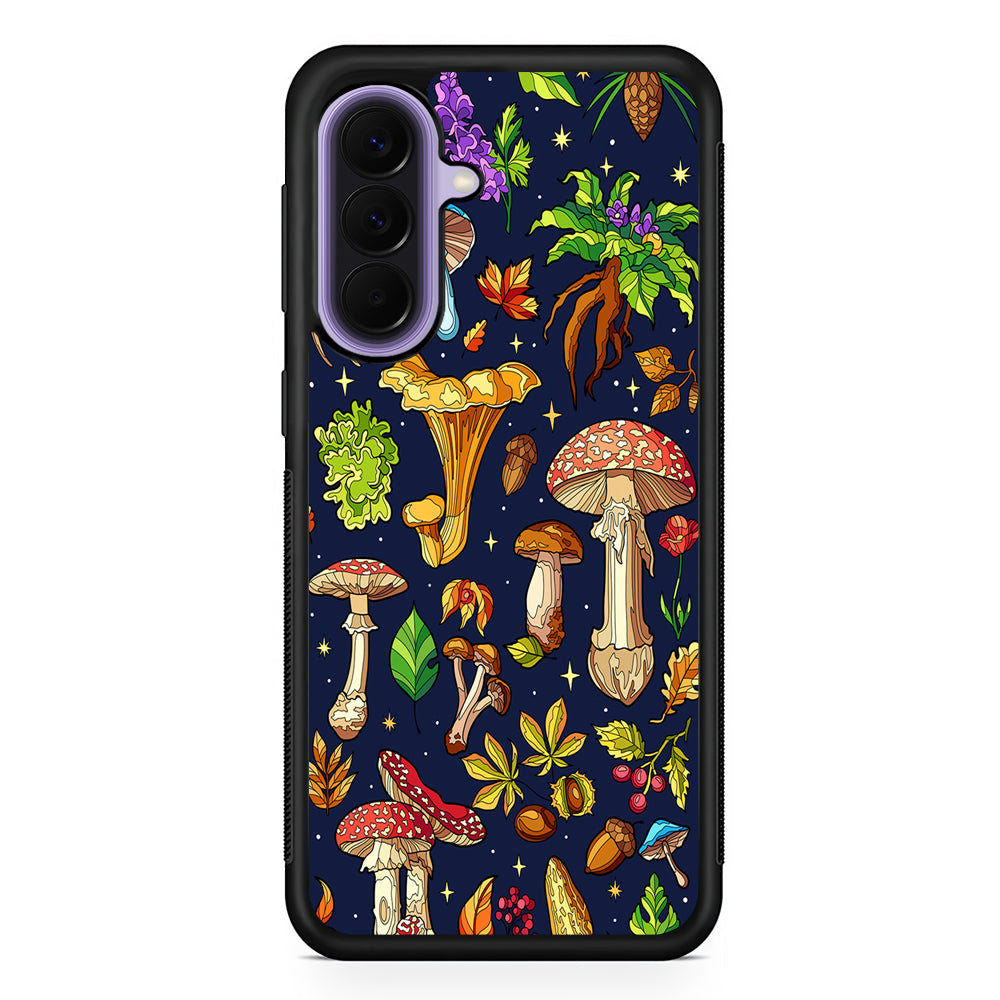 Various Mushrooms Autumn Samsung Galaxy A57 Case | Slim Samsung Galaxy A57 Rubber Case