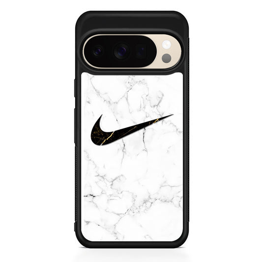 Nike Gold Line in Marble Google Pixel 10 Pro XL Case | Durable Google Pixel 10 Pro XL Cover