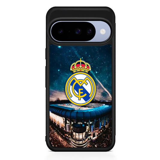 Real Madrid Santiago Bernabeu Google Pixel 10 Case | Google Pixel 10 Rubber Protective Case