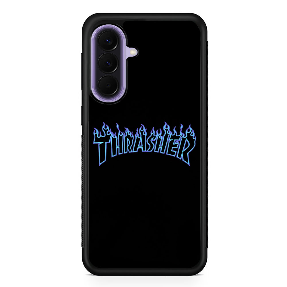 Thrasher Blue Flame Samsung Galaxy A57 Case | Samsung Galaxy A57 Protective Cover