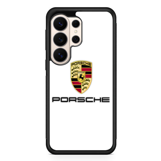 Porsche White Emblem Samsung Galaxy S26 Ultra Case | Slim Everyday Protection for Galaxy S26 Ultra