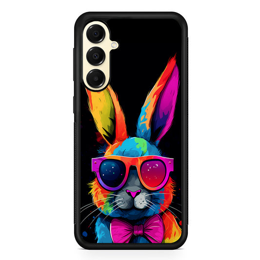 Cool Bunny With Sunglasses Samsung Galaxy A16 Case | Slim Rubber Samsung Galaxy A16 Case