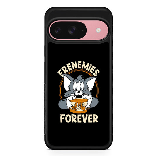 Tom and Jerry Frenemies Forever Google Pixel 9 Case | Google Pixel 9 Protective Rubber Case
