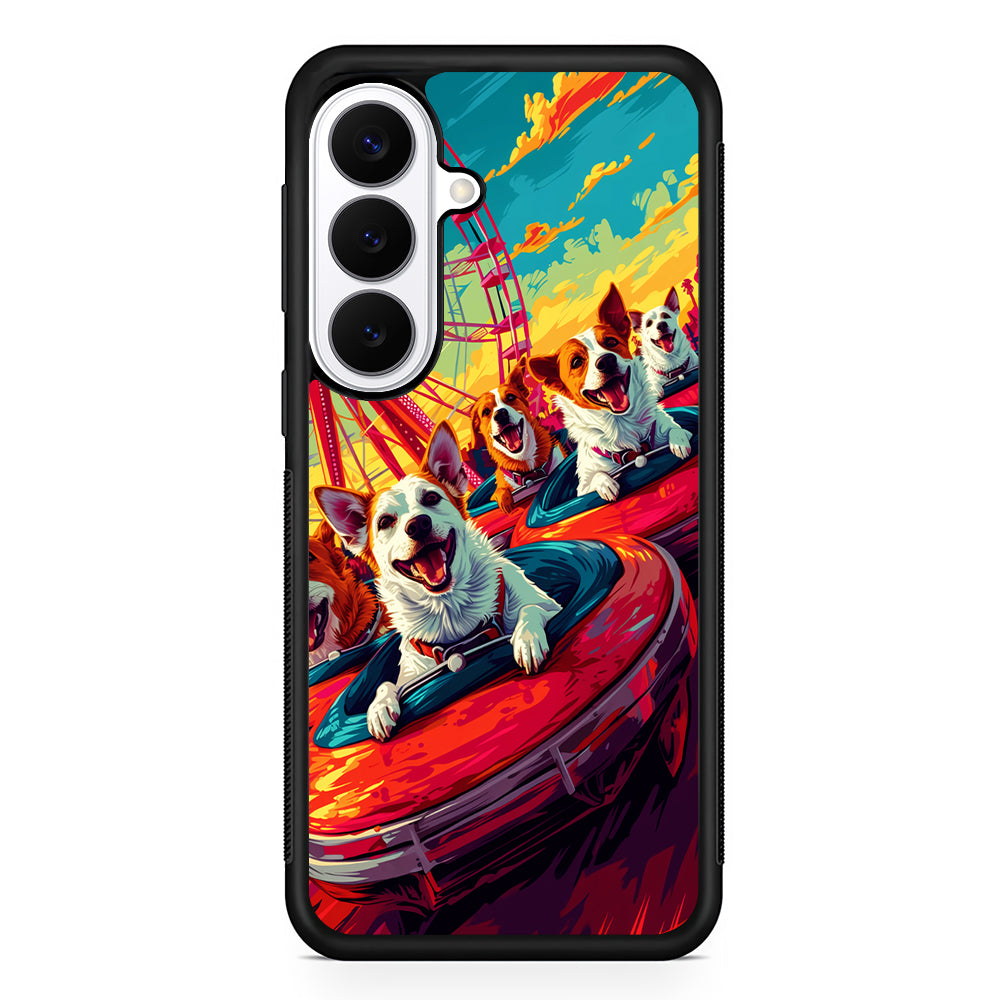 Happy Dogs At Carnival Samsung Galaxy S26 Plus Case | Slim Protective Cover for Samsung Galaxy S26 Plus
