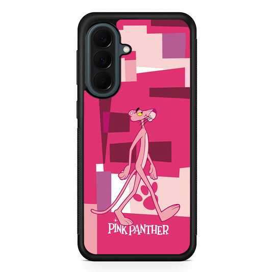 Pink Panther Walk Away Samsung Galaxy A37 Case | Samsung Galaxy A37 Rubber Phone Case