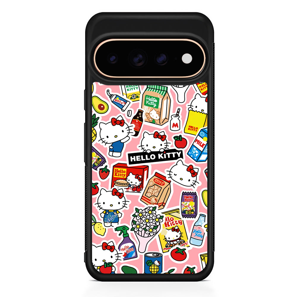 Hello Kitty Stickers Google Pixel 11 Pro Case - Stylish Protective Phone Case
