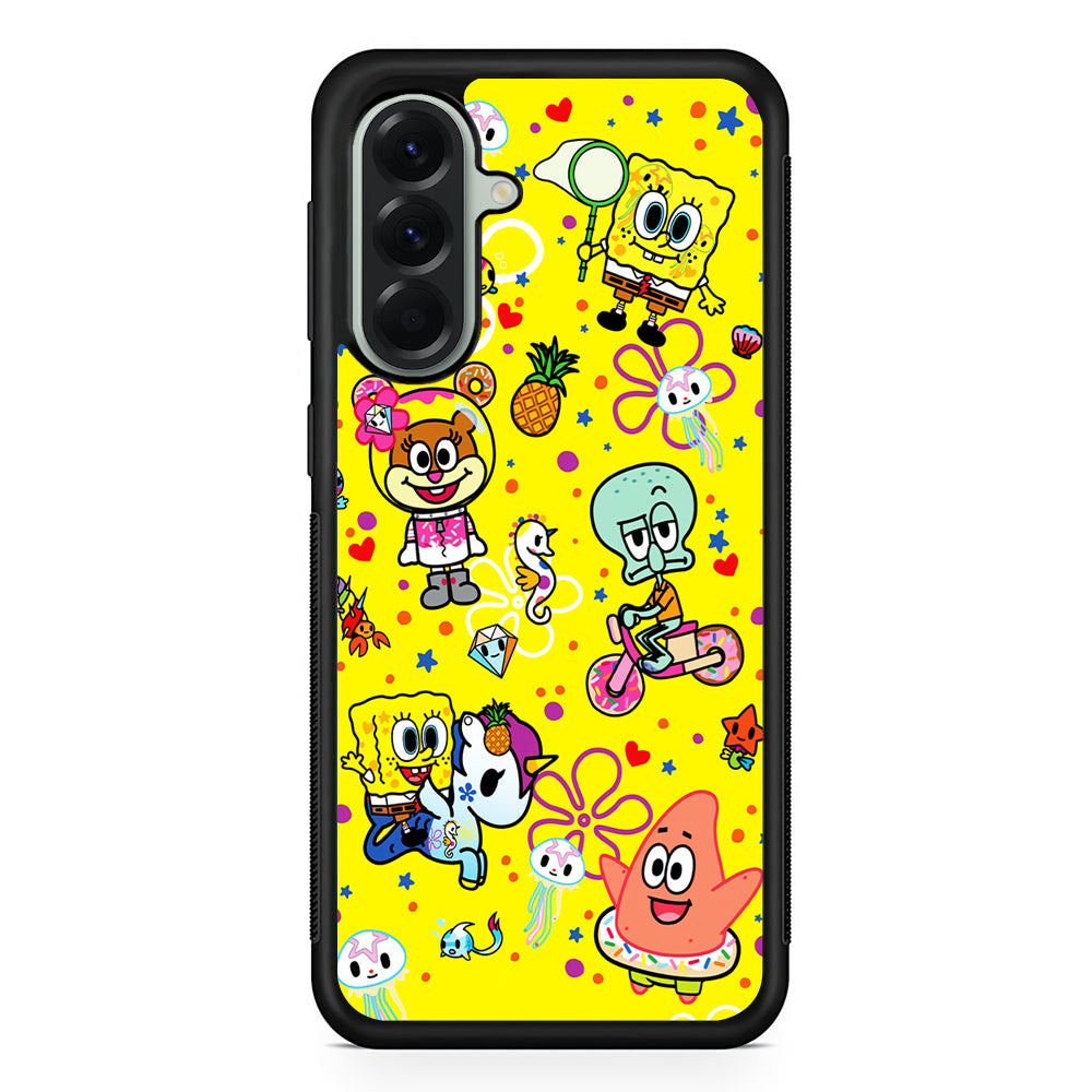Tokidoki x SpongeBob Squarepants Samsung Galaxy A56 Case | Samsung Galaxy A56 Protective Rubber Case