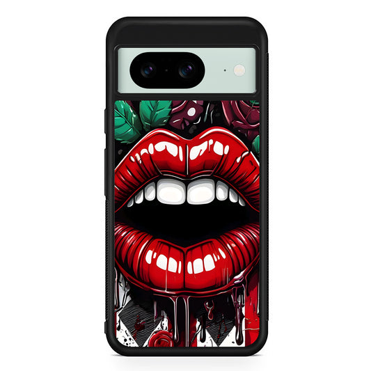 Sexy Big Lips Closeup Google Pixel 8 Case | Durable Protective Cover for Google Pixel 8
