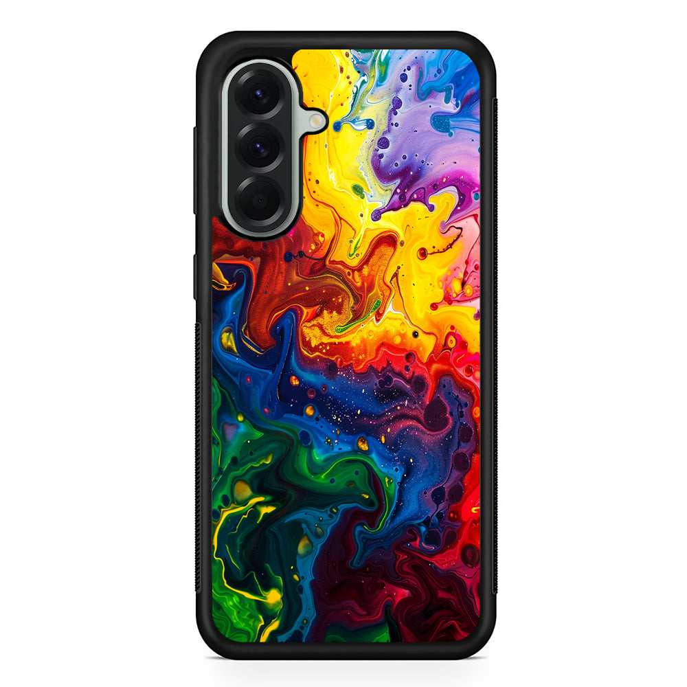 Abstract Liquid Marble Aesthetic Samsung Galaxy A56 Case | Samsung Galaxy A56 Protective Rubber Case