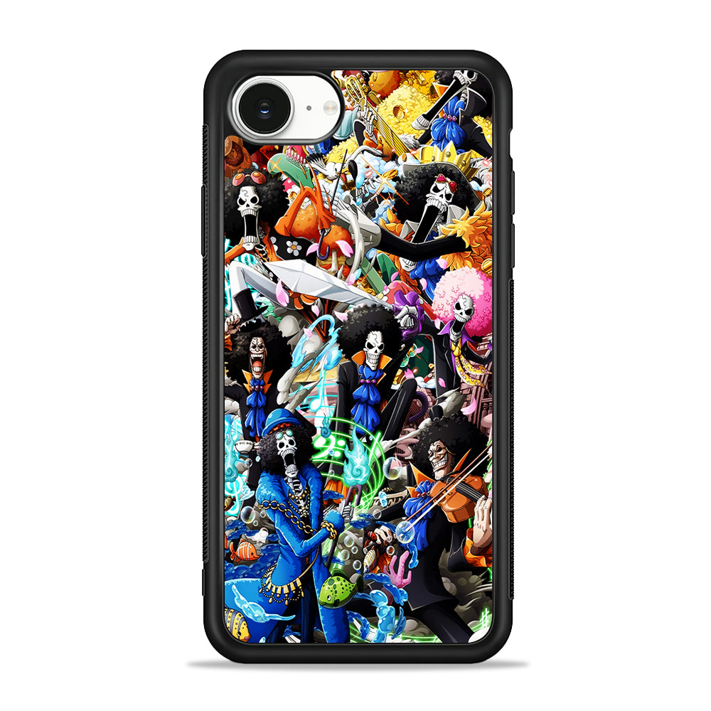 One Piece Brook Aesthetic iPhone 16e Case | Protective Phone Cover