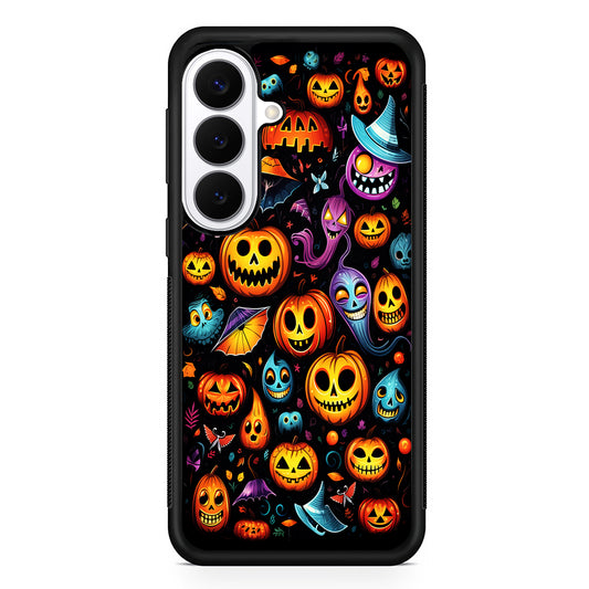 Halloween Pumpkins and Ghosts Samsung Galaxy S26 Plus Case | Slim Protective Cover for Samsung Galaxy S26 Plus