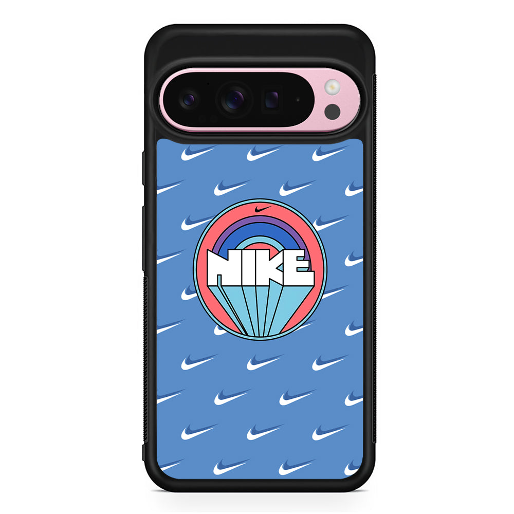 Nike Patern and Rounded Shape Google Pixel 9 Pro XL Case | Protective Cover