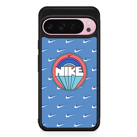Nike Patern and Rounded Shape Google Pixel 9 Pro XL Case | Protective Cover